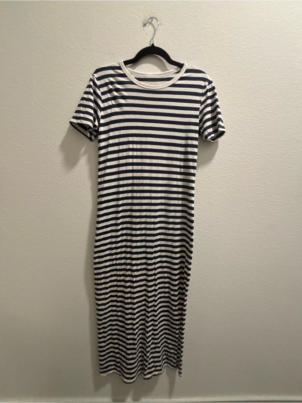 AG Jeans Striped Tee Maxi Dress, size S